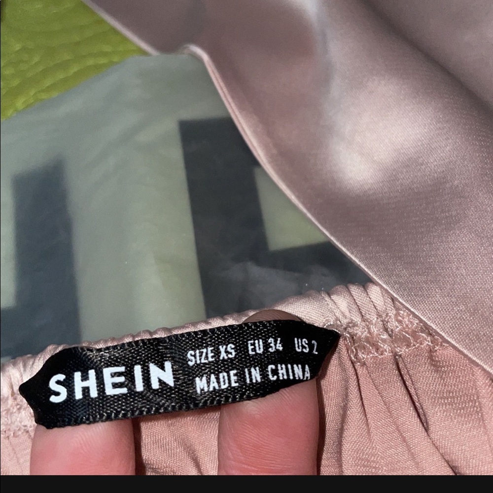 Shein cross crop top